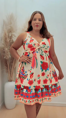 VESTIDO LUANA PLUS SIZE (NOVOS TAMANHOS DISPONIVEIS)