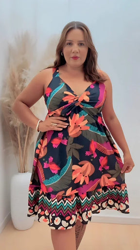 VESTIDO LUANA PLUS SIZE (NOVOS TAMANHOS DISPONIVEIS)